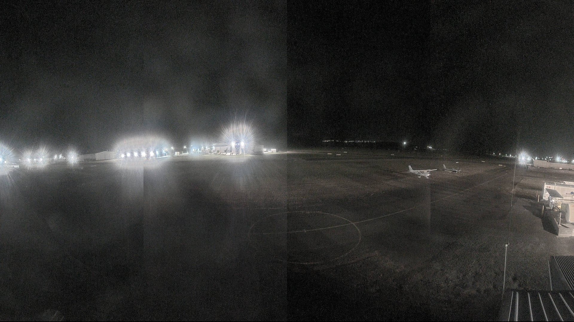 time-lapse frame, Cambridge Airport webcam