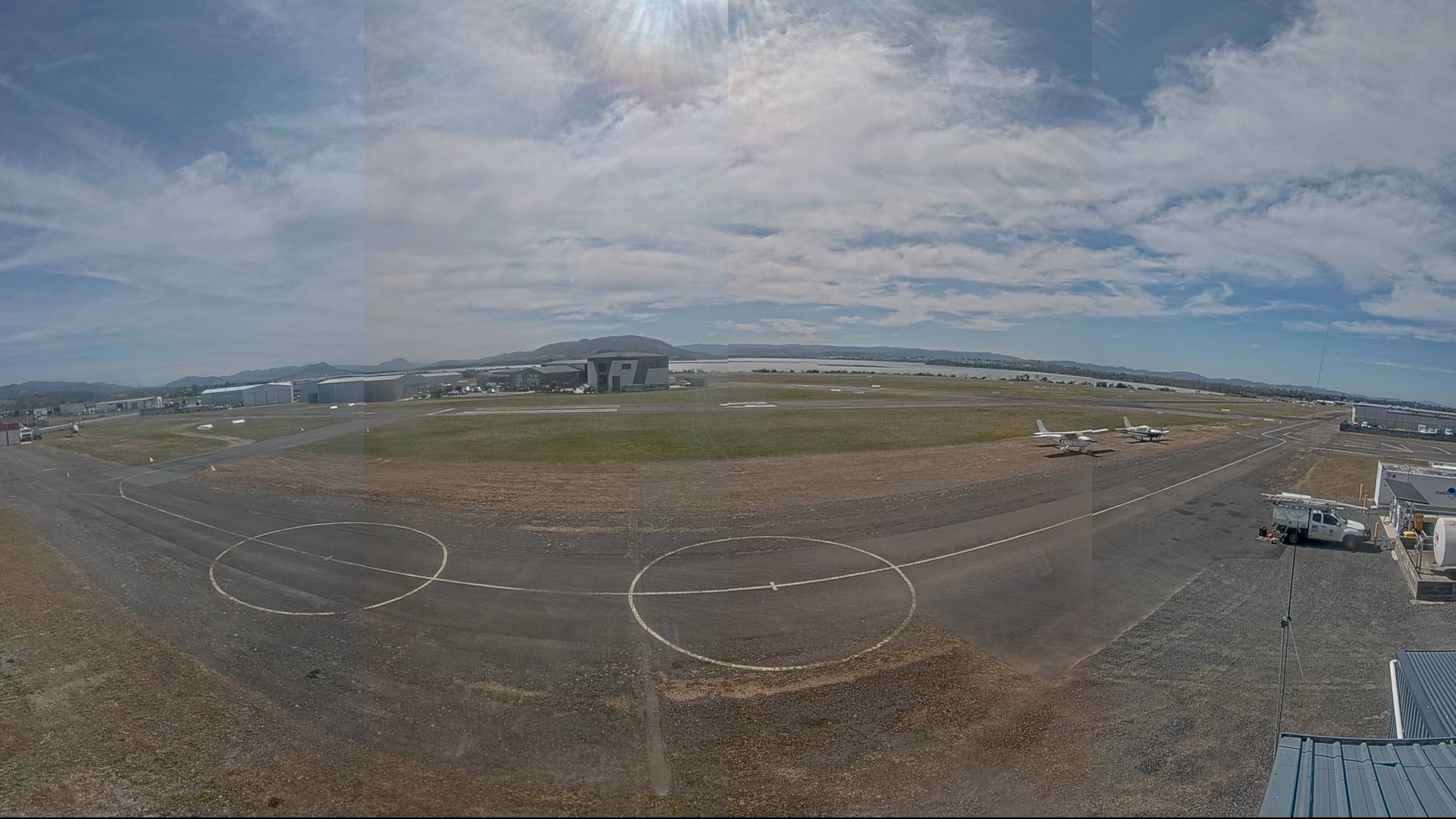 view from Cambridge Airport on 2026-10-09