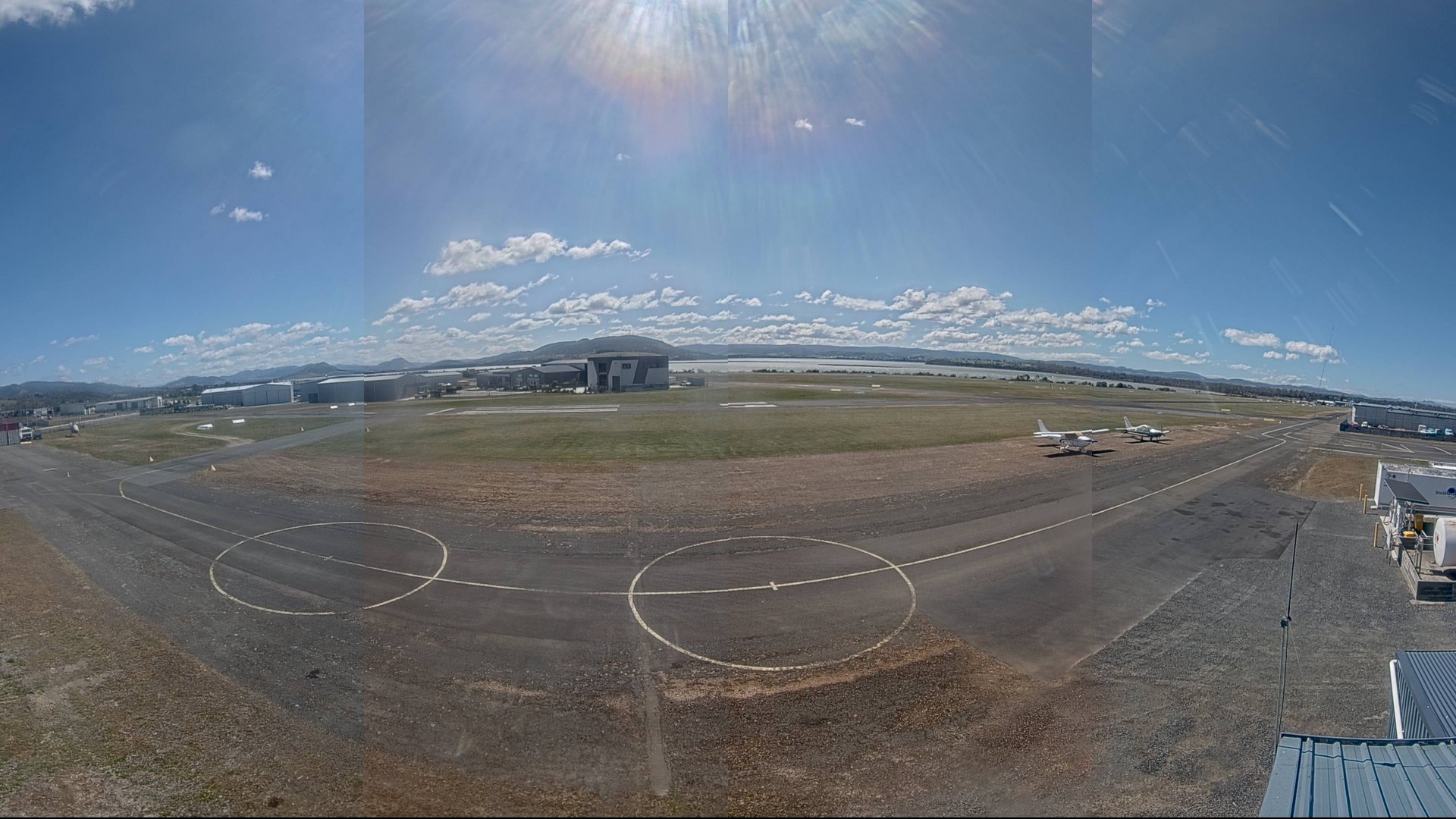 view from Cambridge Airport on 2026-10-10