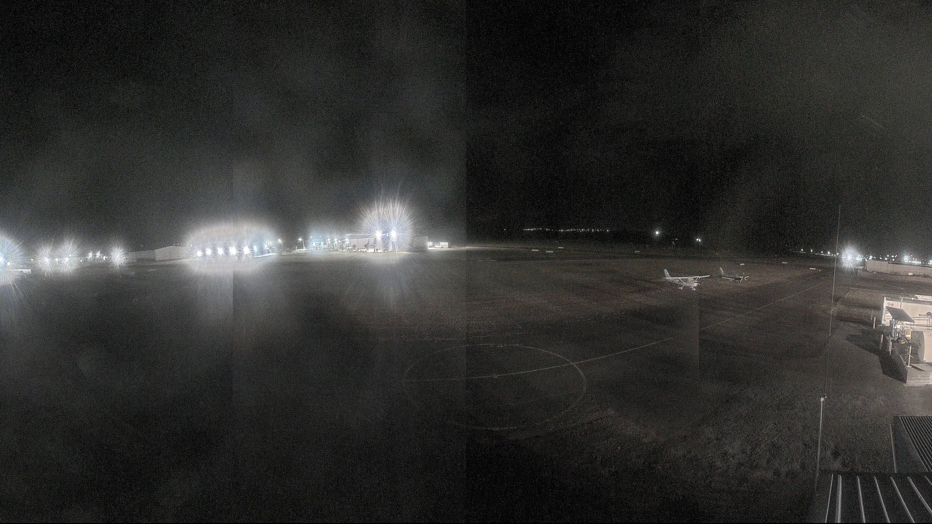 time-lapse frame, Cambridge Airport webcam