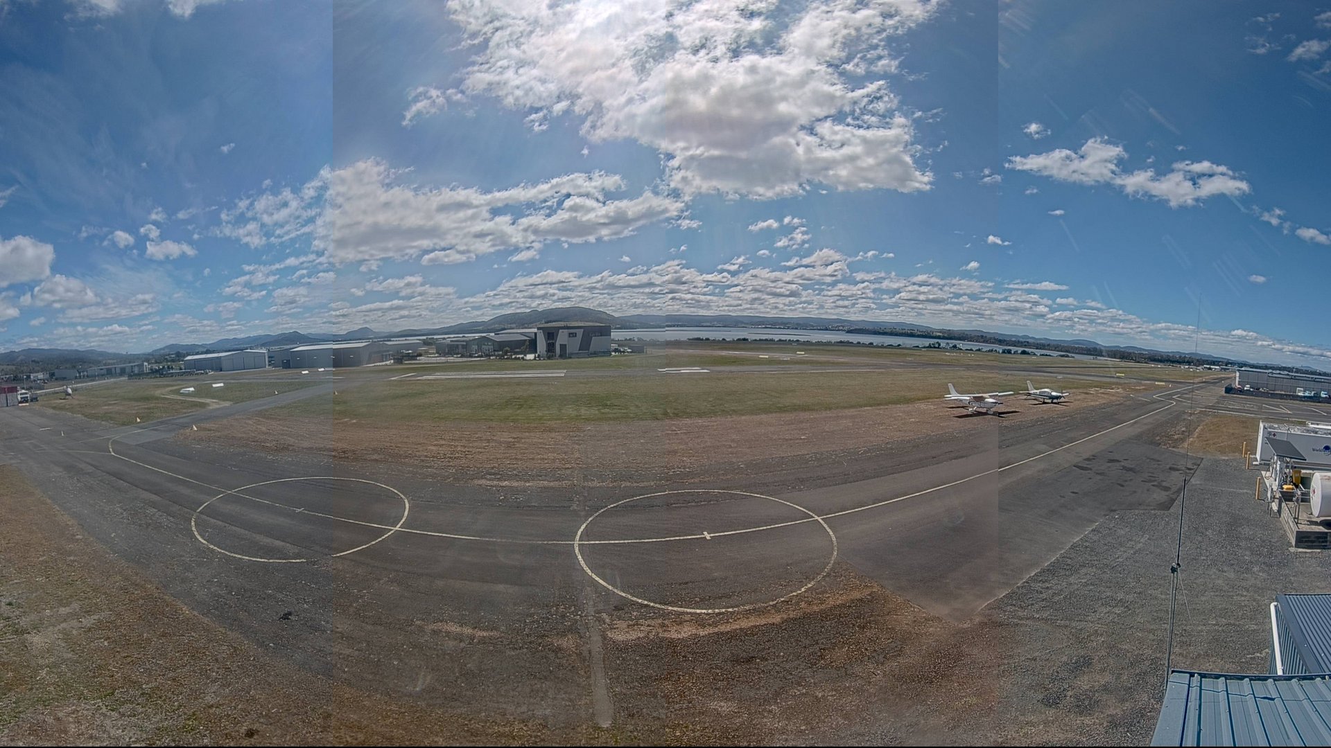 view from Cambridge Airport on 2026-10-11
