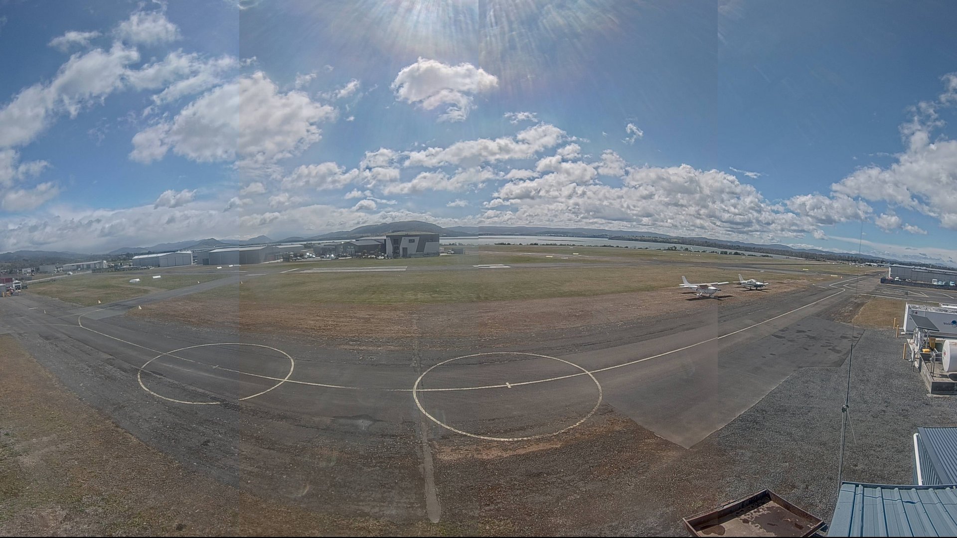 view from Cambridge Airport on 2026-10-13