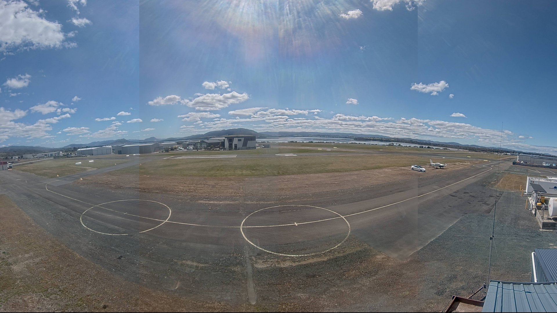 view from Cambridge Airport on 2026-10-15