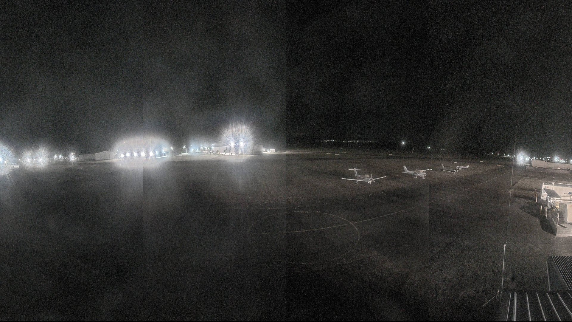 time-lapse frame, Cambridge Airport webcam