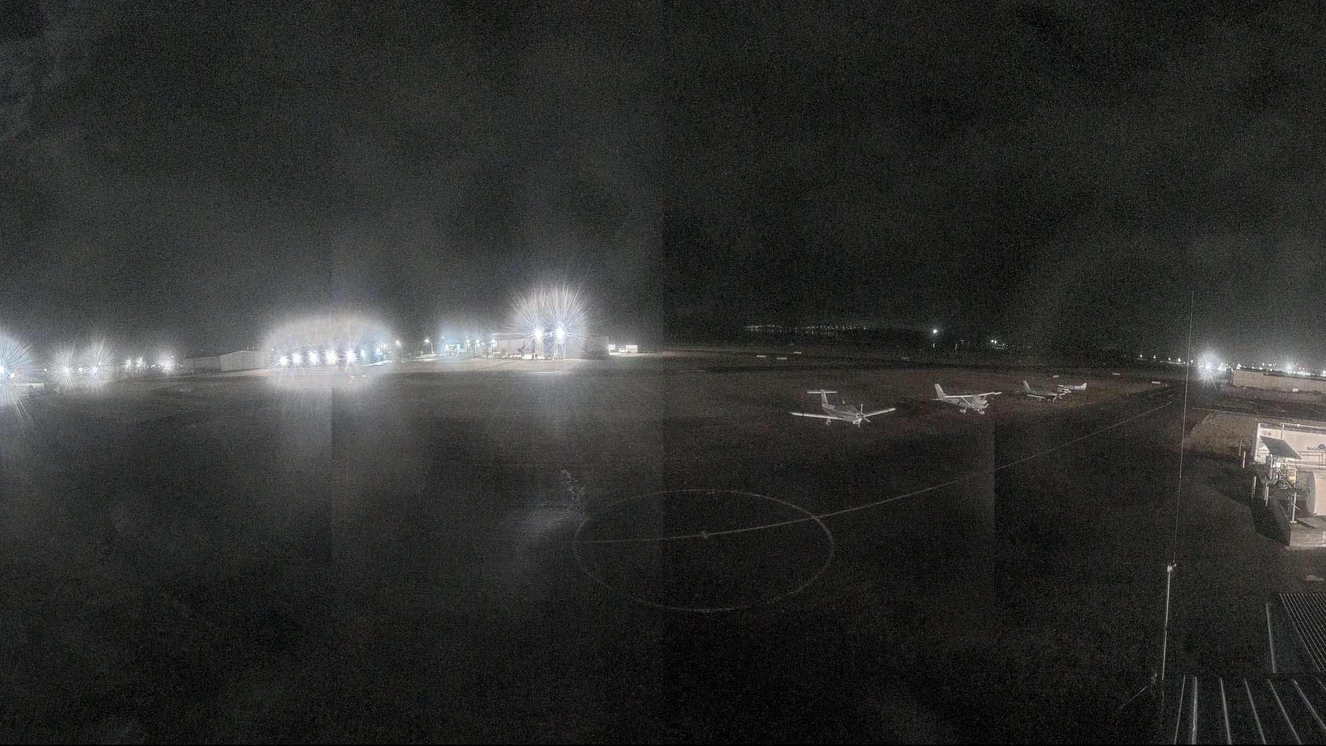 time-lapse frame, Cambridge Airport webcam