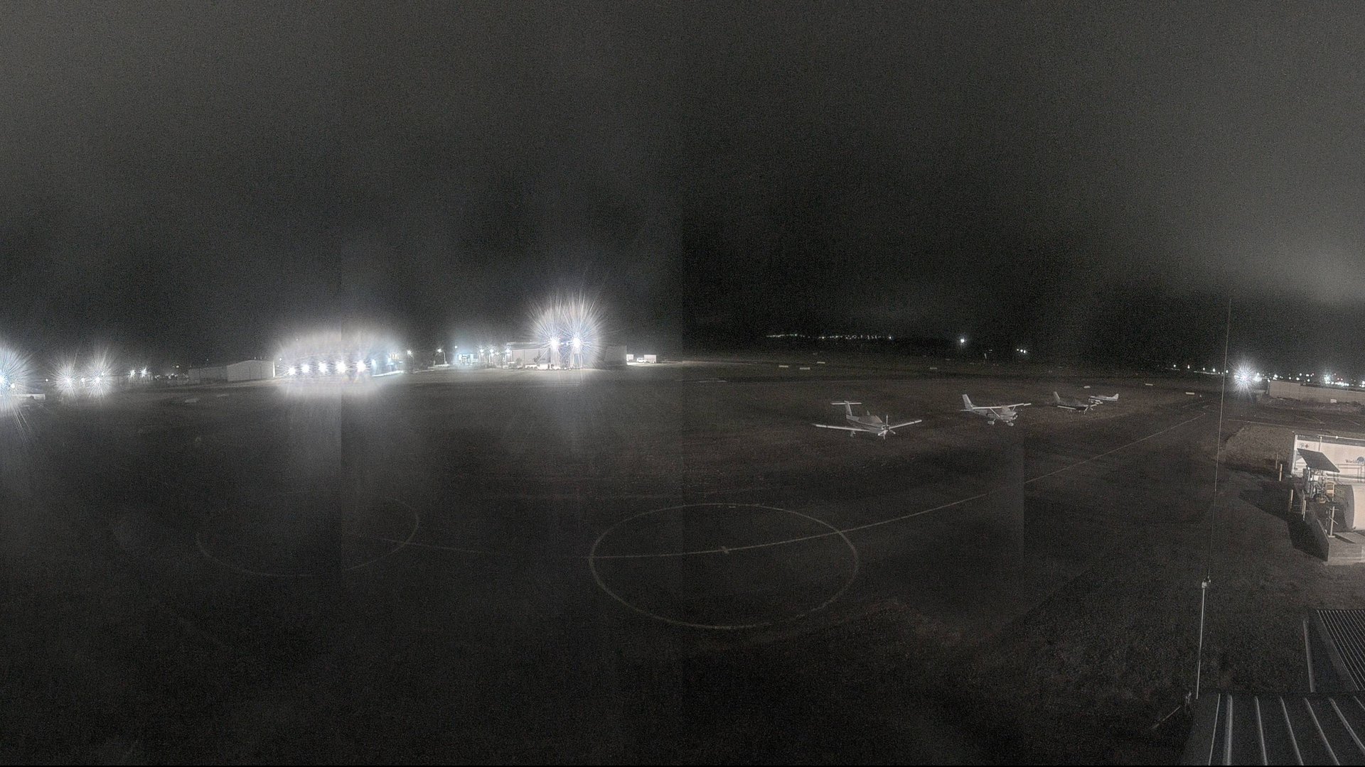 time-lapse frame, Cambridge Airport webcam