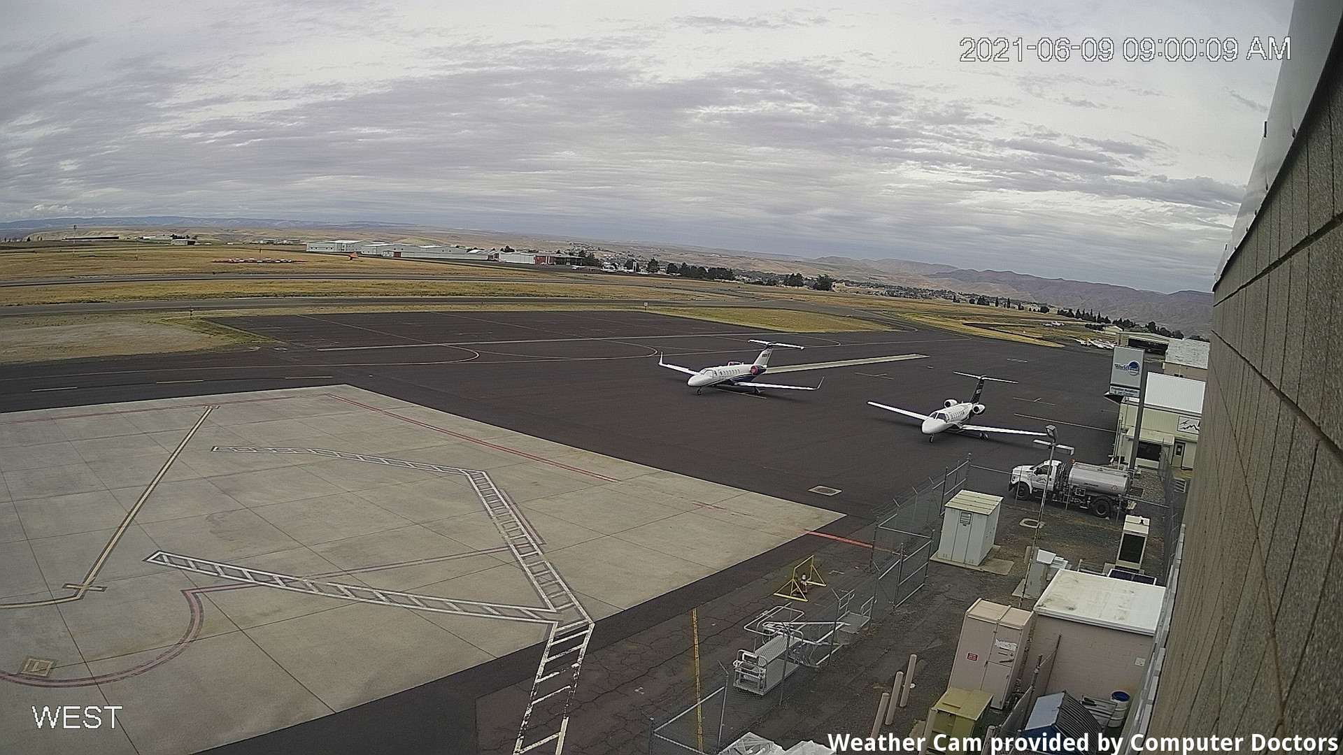 time-lapse frame, West webcam