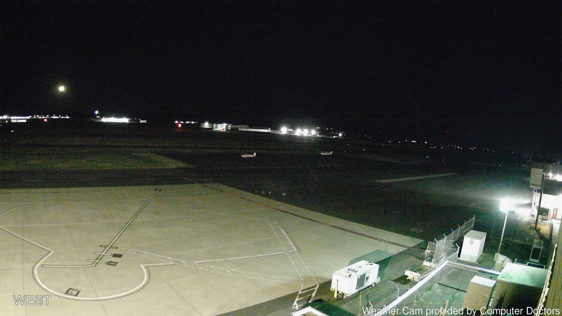 time-lapse frame, West webcam