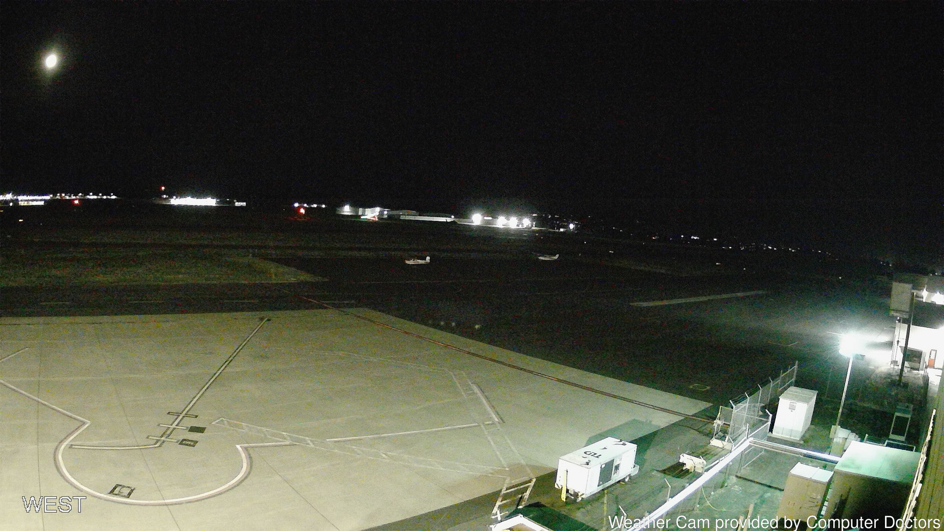 time-lapse frame, West webcam
