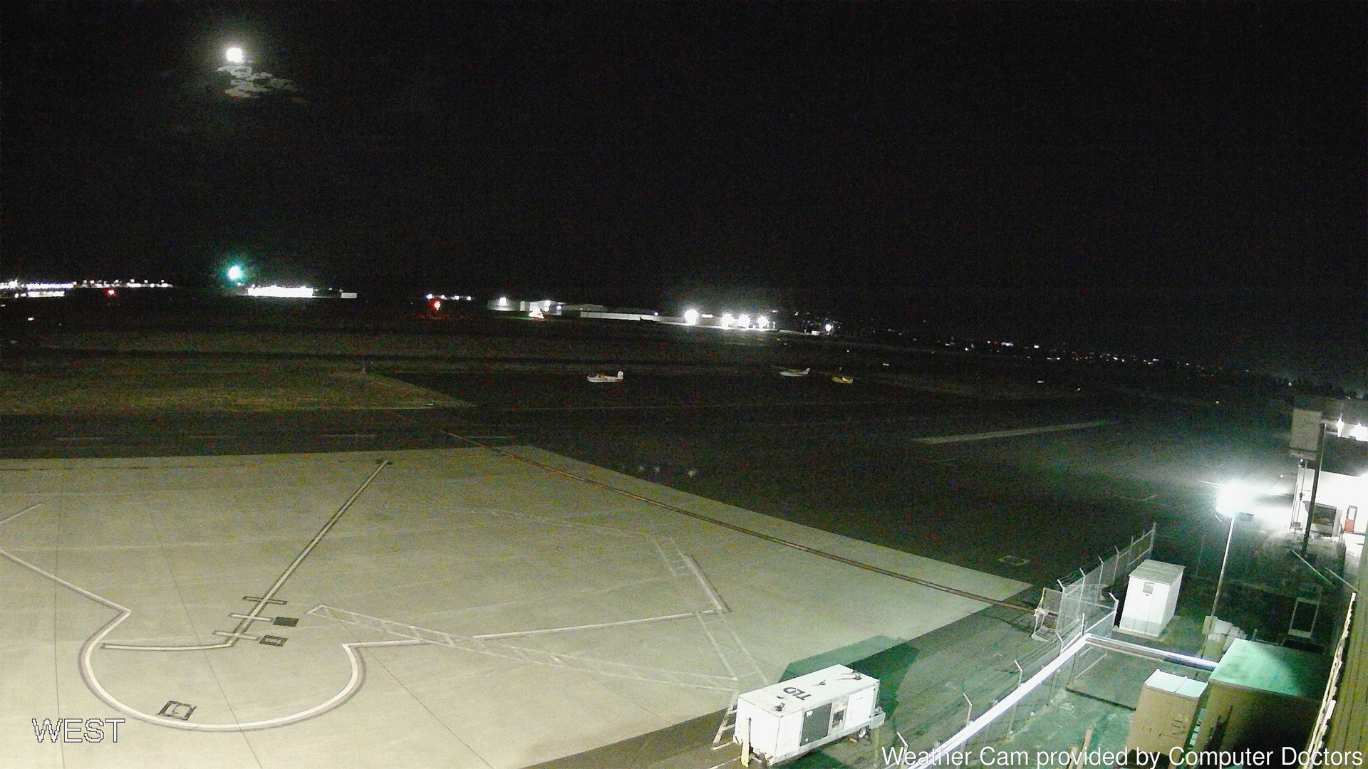 time-lapse frame, West webcam