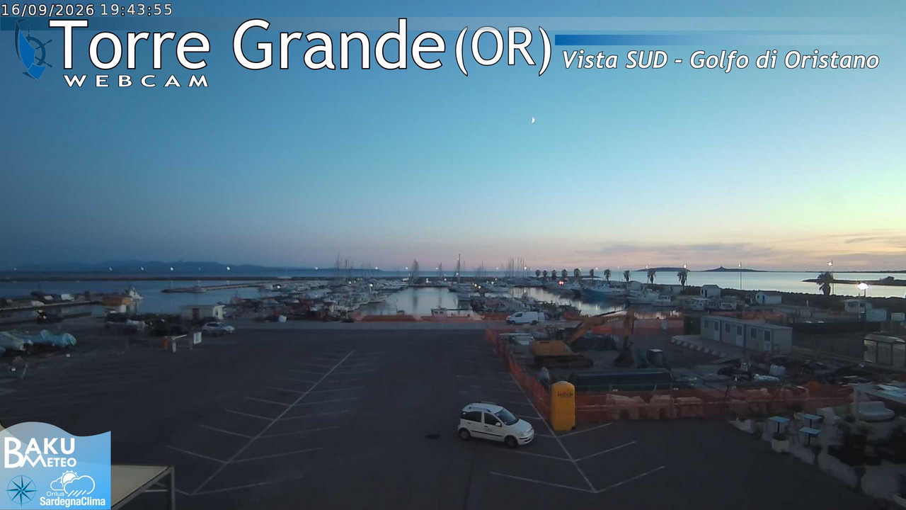 time-lapse frame, Torre Grande webcam