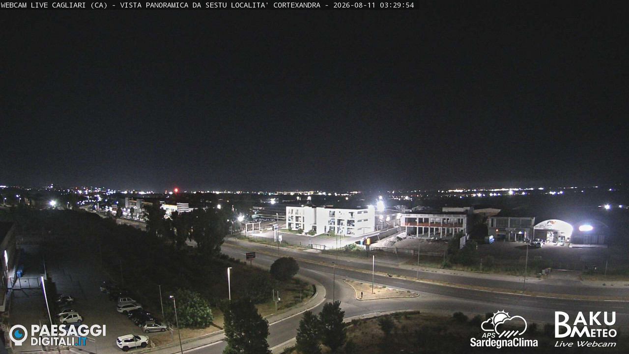 time-lapse frame, Sestu Cortexandra webcam