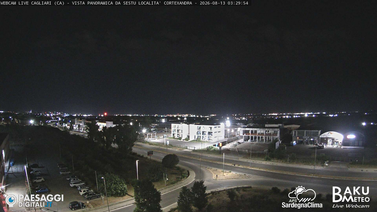 time-lapse frame, Sestu Cortexandra webcam