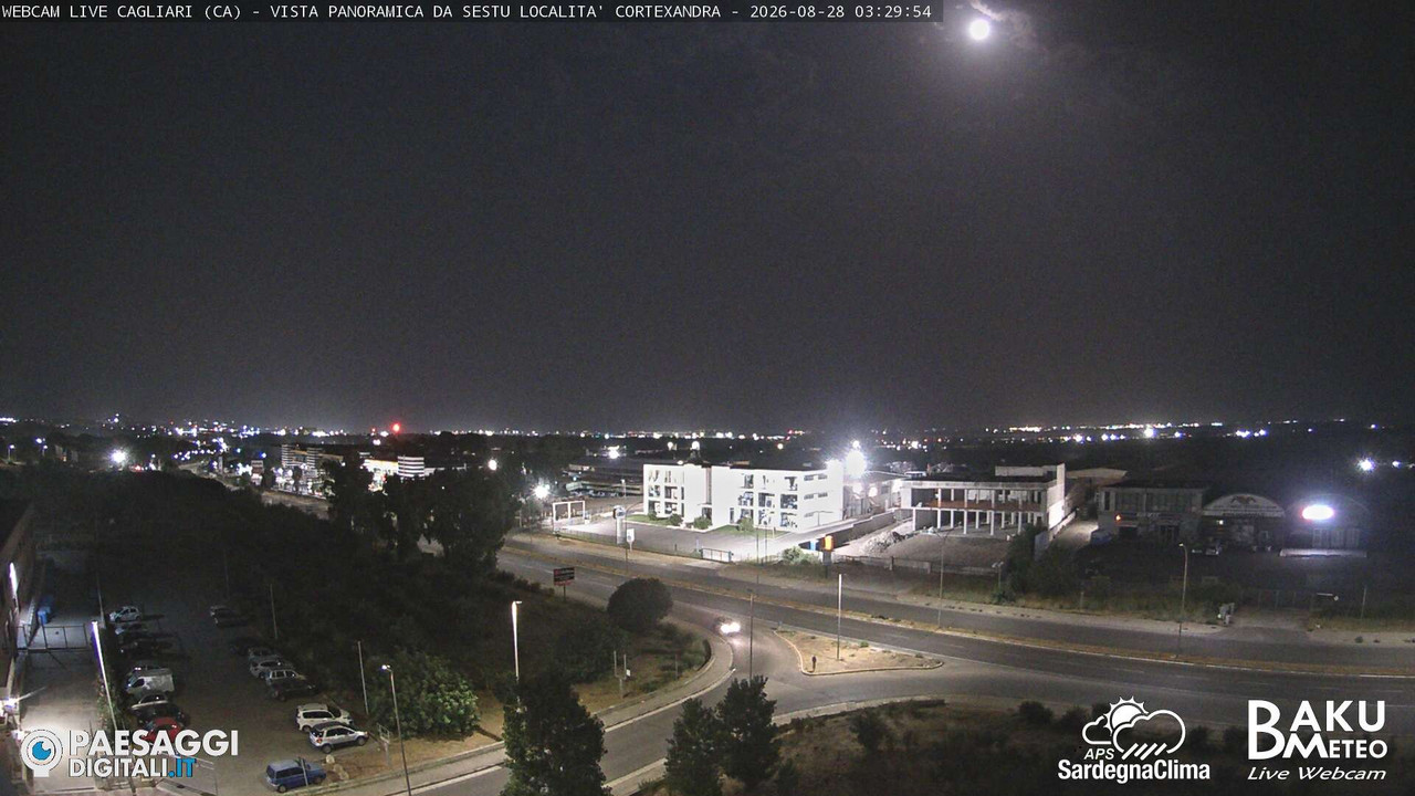 time-lapse frame, Sestu Cortexandra webcam