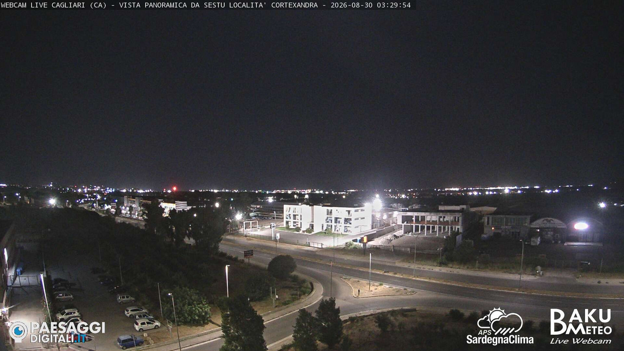 time-lapse frame, Sestu Cortexandra webcam