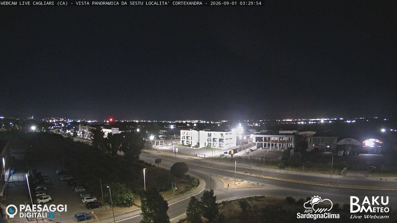 time-lapse frame, Sestu Cortexandra webcam