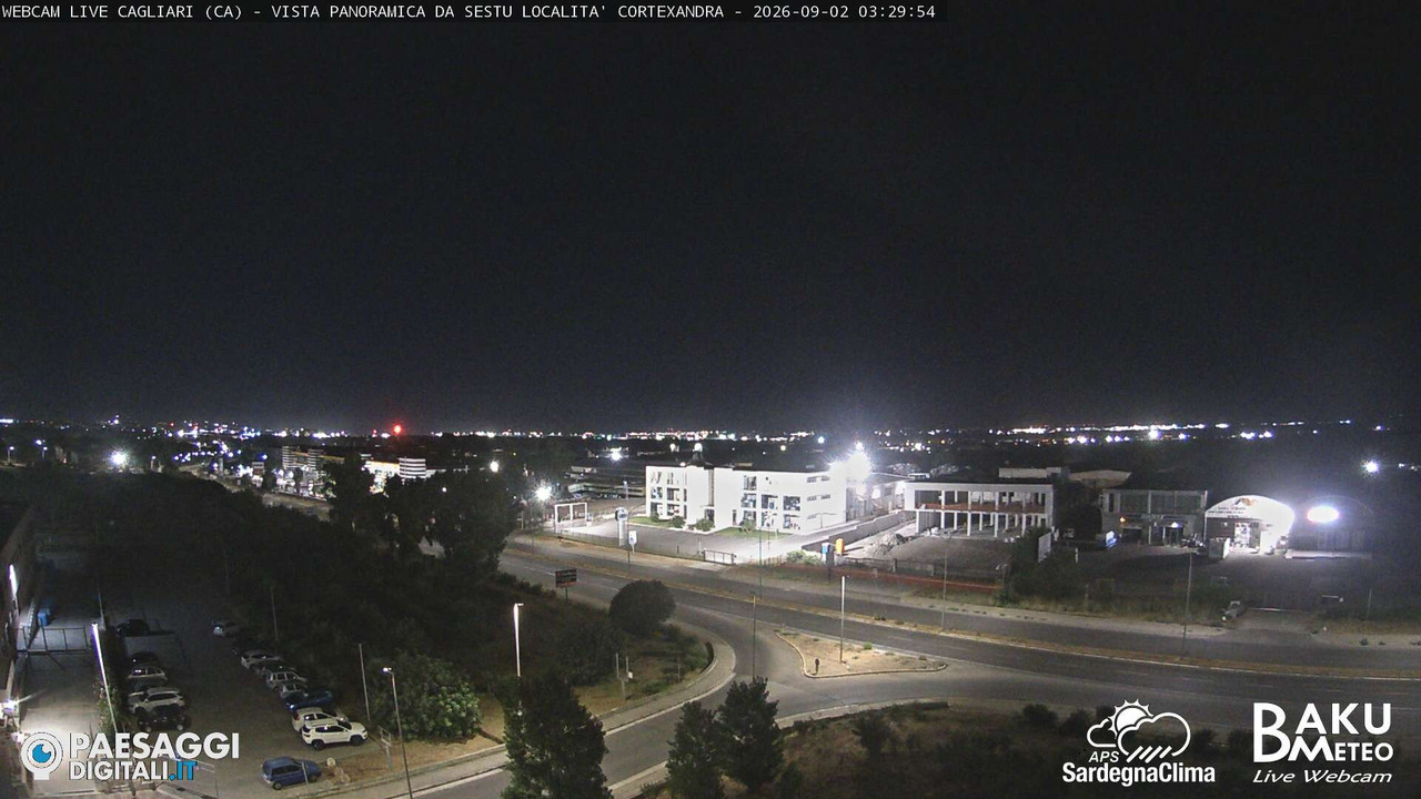 time-lapse frame, Sestu Cortexandra webcam
