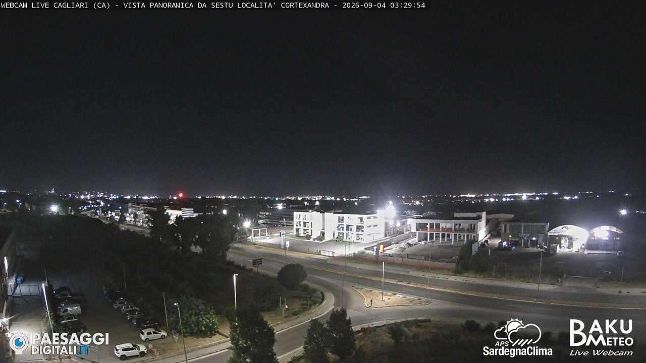time-lapse frame, Sestu Cortexandra webcam