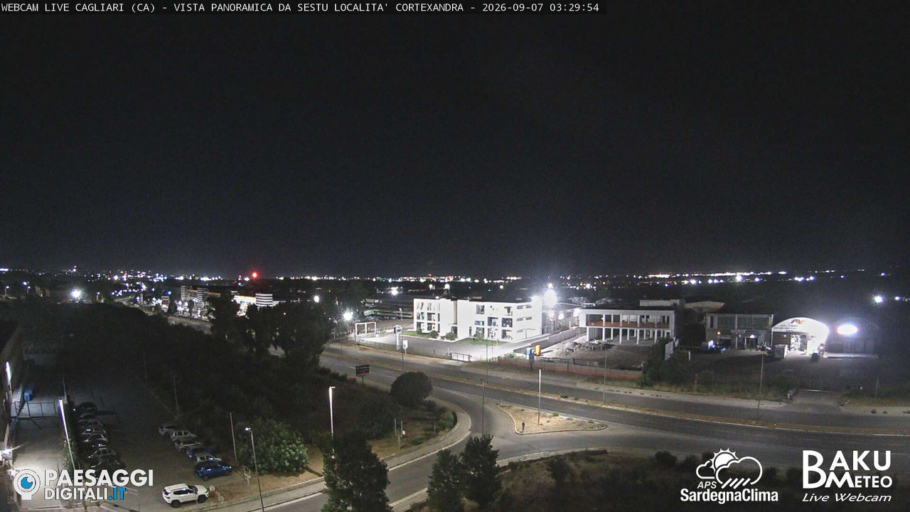 time-lapse frame, Sestu Cortexandra webcam