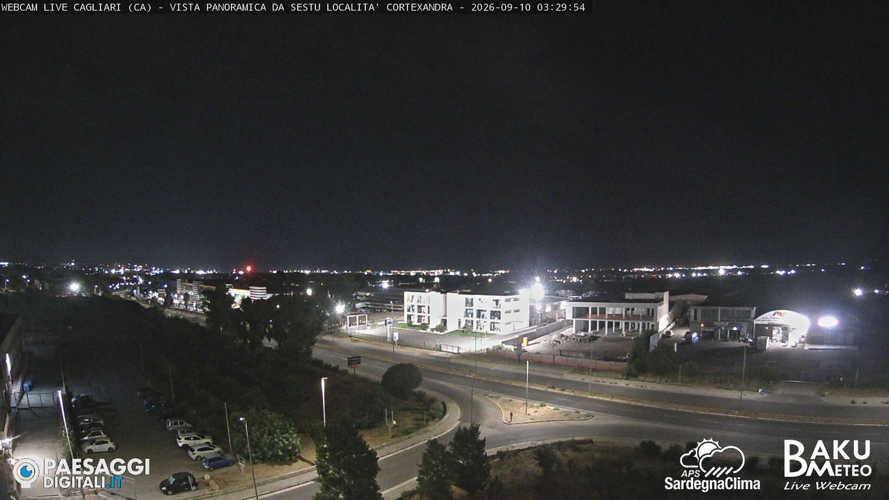 time-lapse frame, Sestu Cortexandra webcam