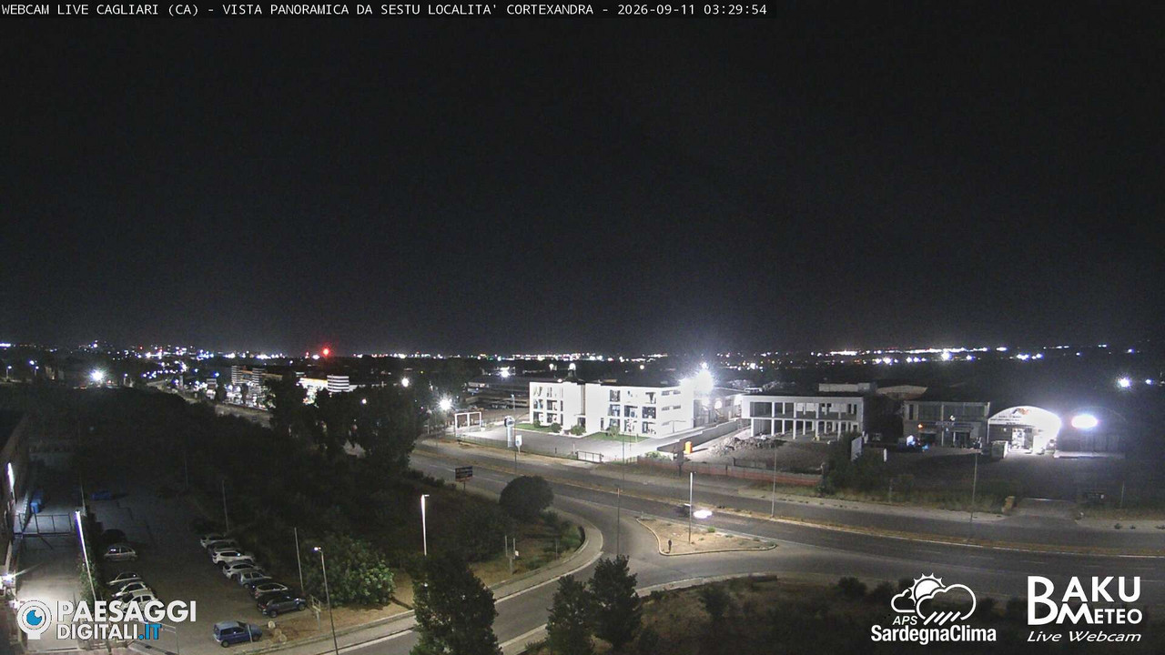 time-lapse frame, Sestu Cortexandra webcam