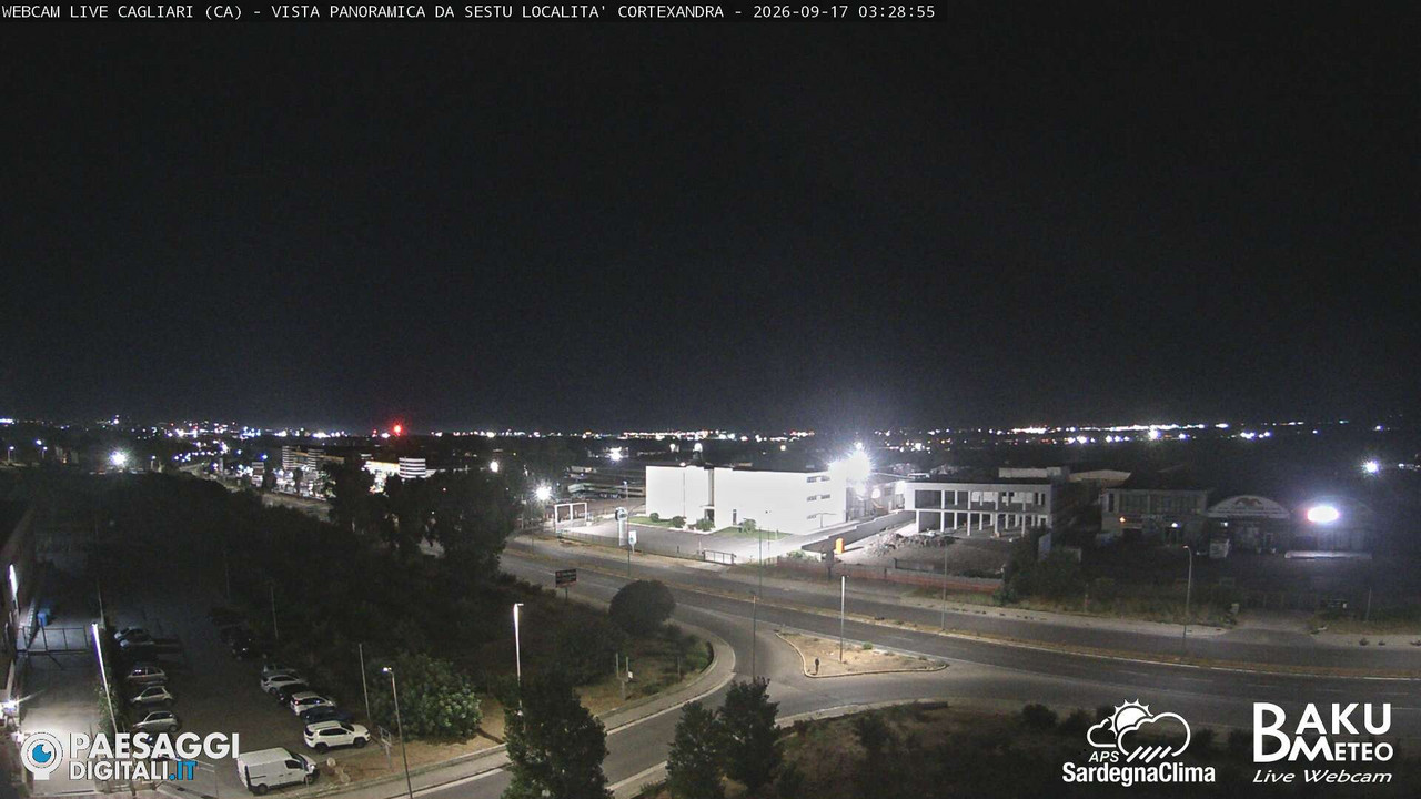 time-lapse frame, Sestu Cortexandra webcam