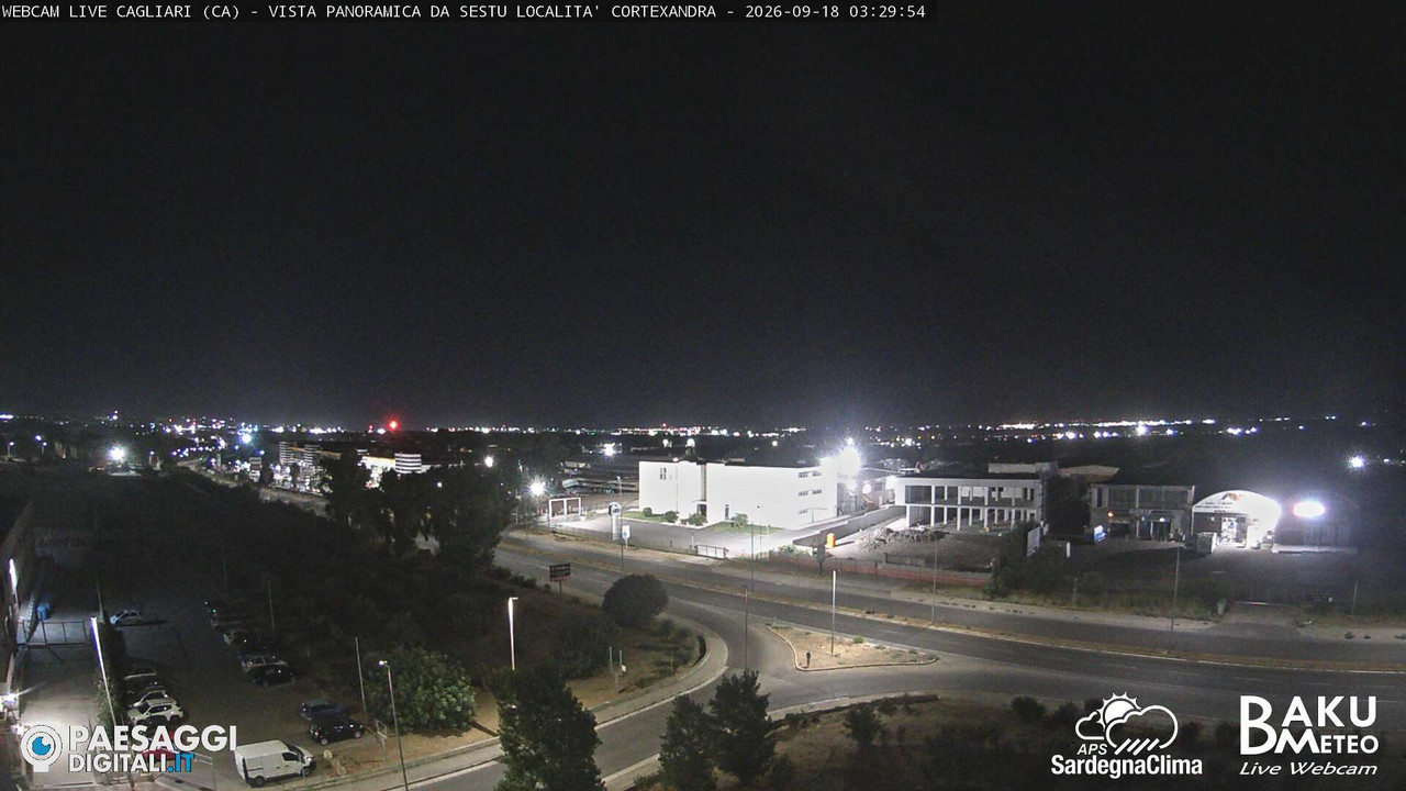 time-lapse frame, Sestu Cortexandra webcam