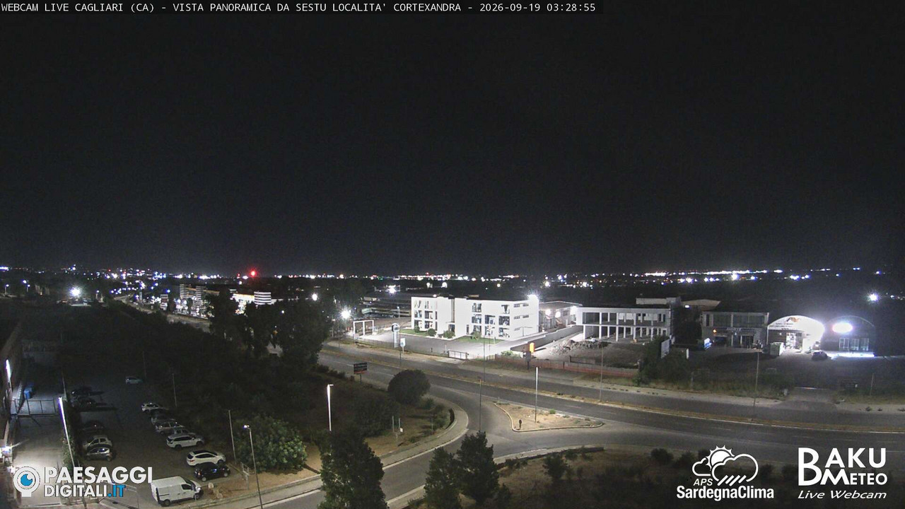 time-lapse frame, Sestu Cortexandra webcam