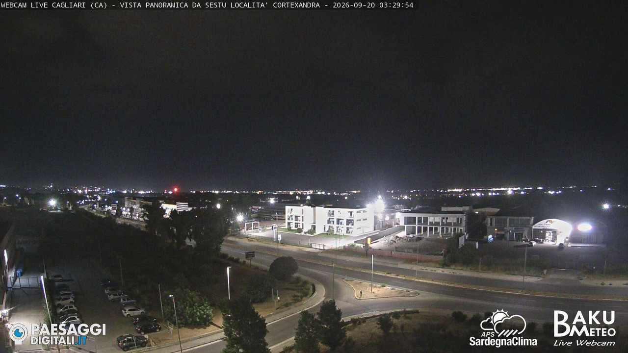 time-lapse frame, Sestu Cortexandra webcam