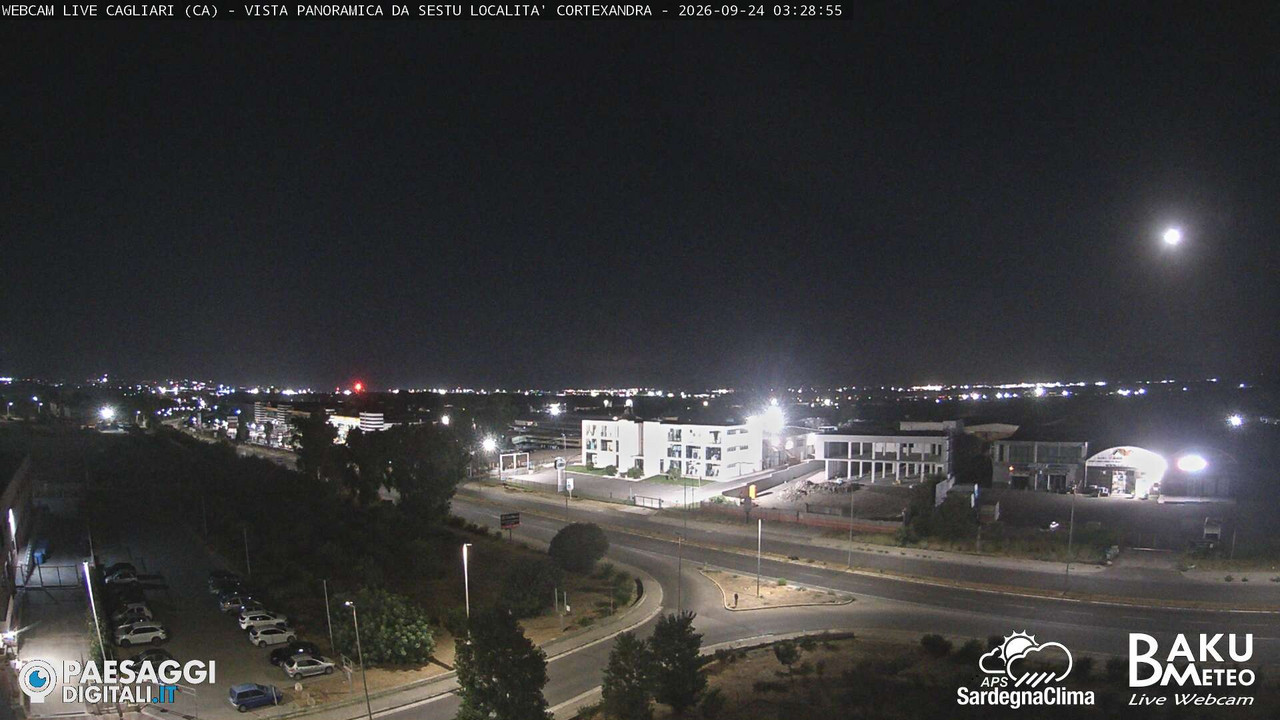 time-lapse frame, Sestu Cortexandra webcam