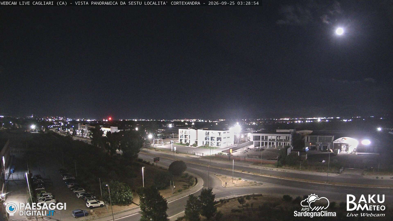 time-lapse frame, Sestu Cortexandra webcam