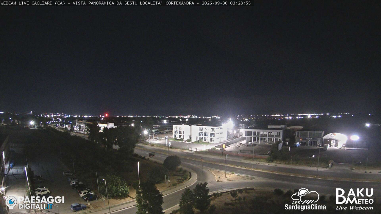 time-lapse frame, Sestu Cortexandra webcam