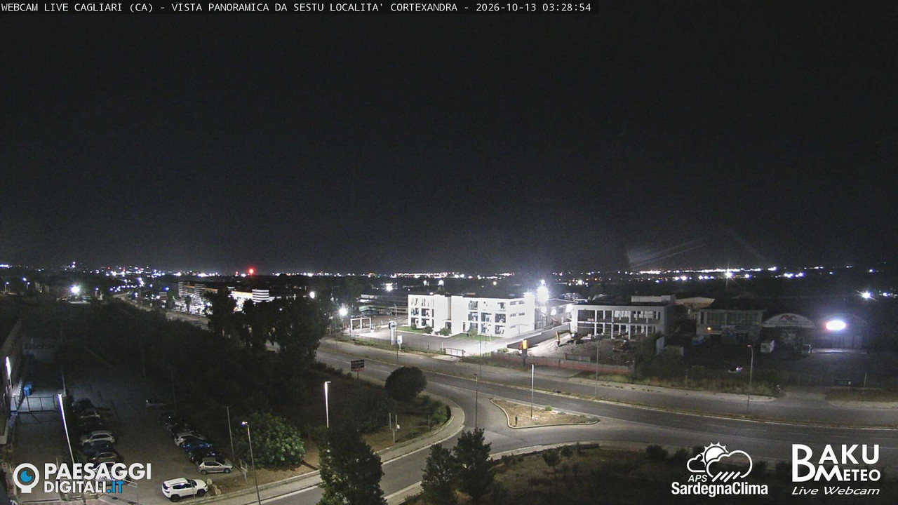 time-lapse frame, Sestu Cortexandra webcam