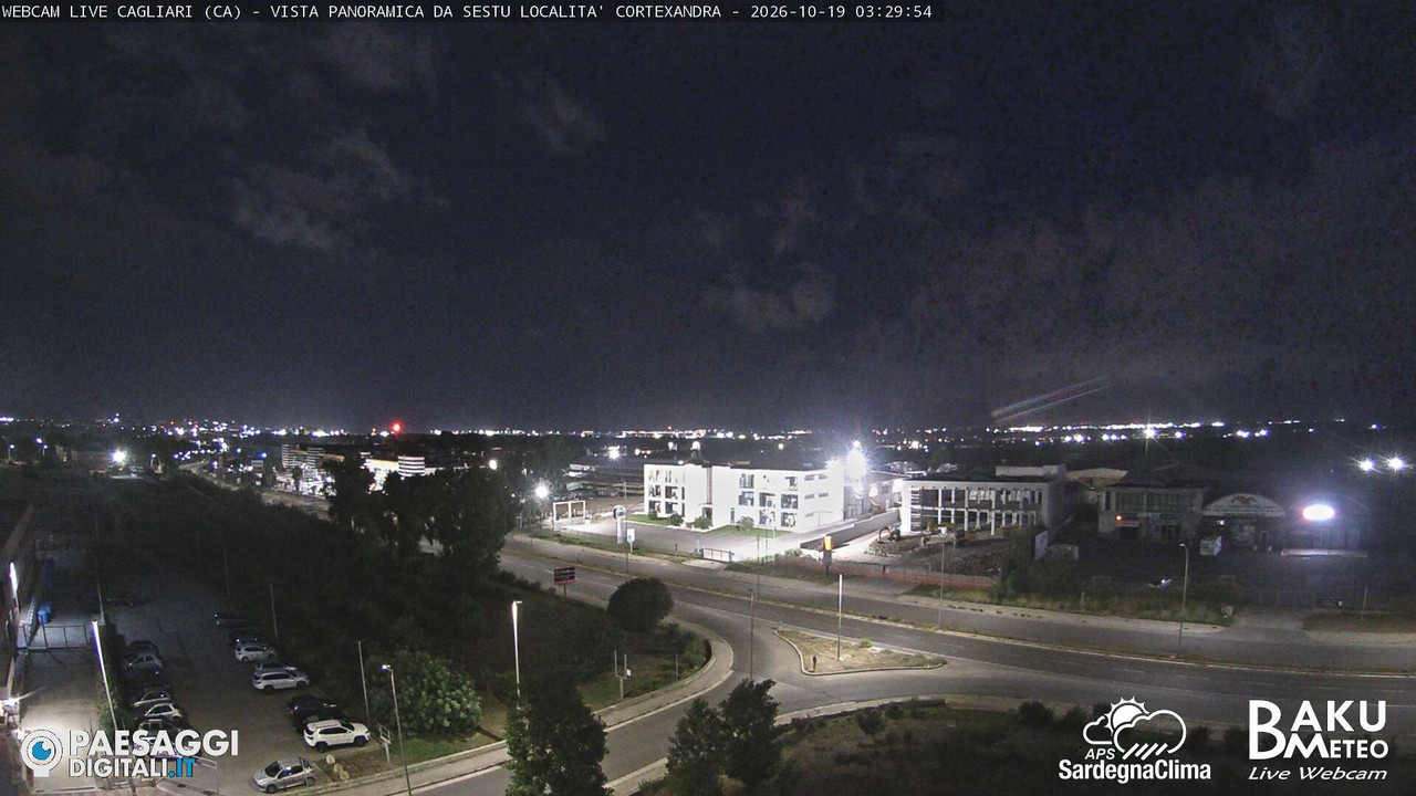 time-lapse frame, Sestu Cortexandra webcam