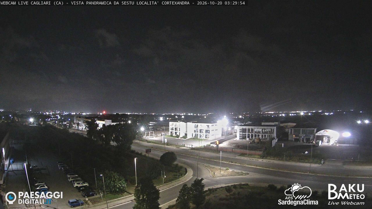 time-lapse frame, Sestu Cortexandra webcam