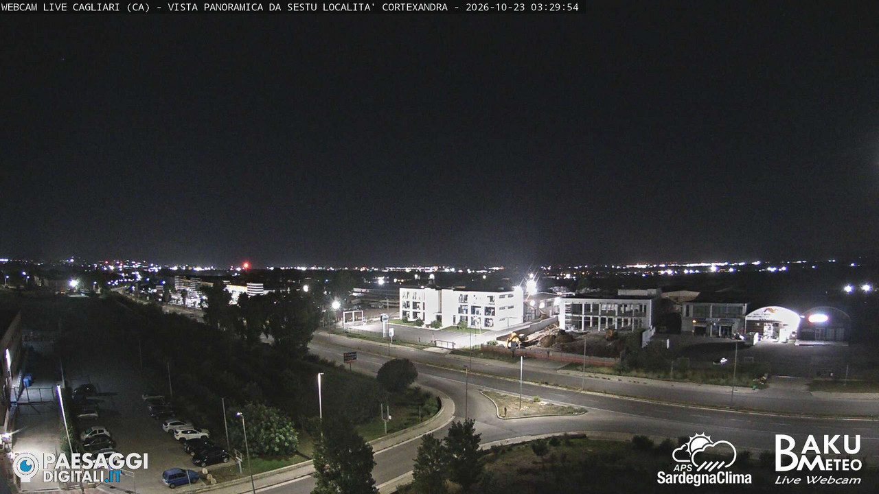 time-lapse frame, Sestu Cortexandra webcam
