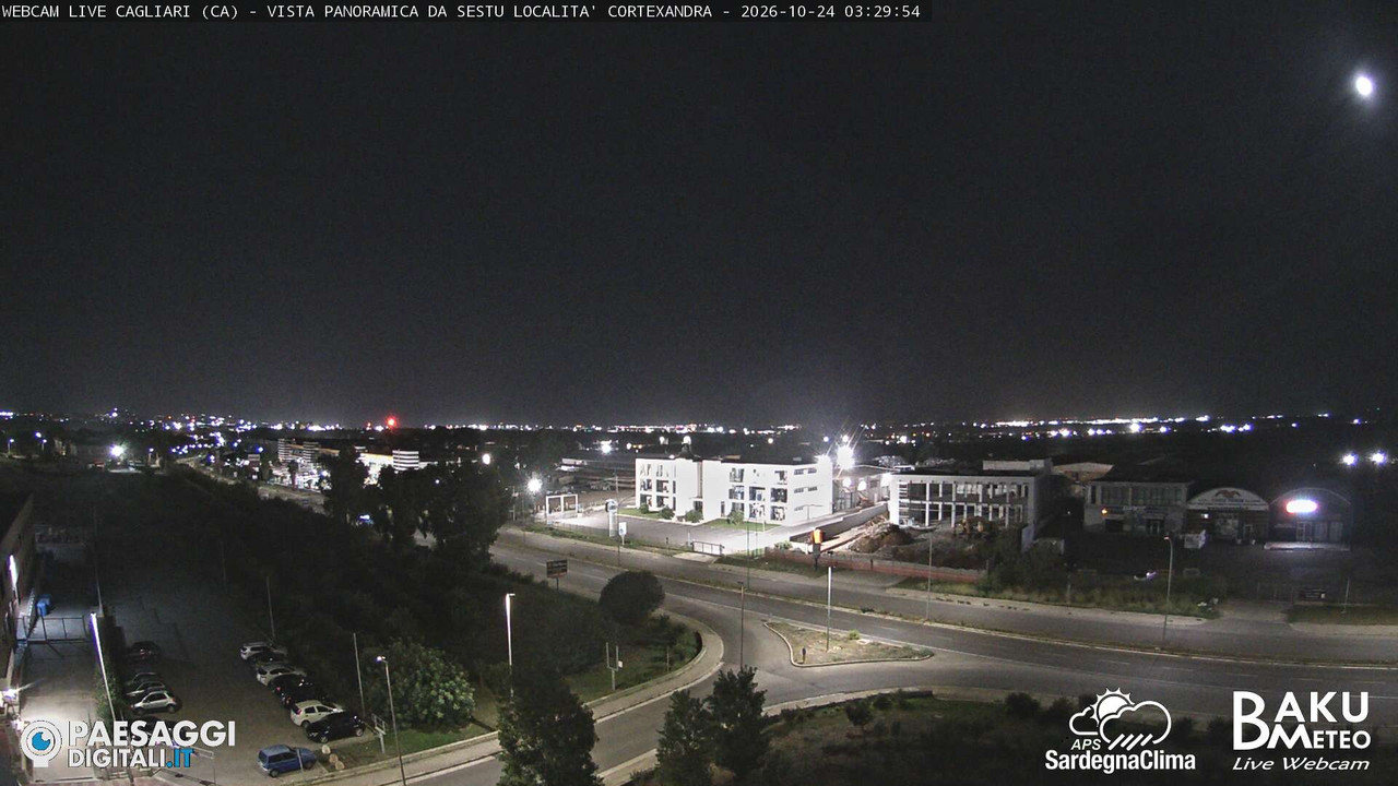time-lapse frame, Sestu Cortexandra webcam