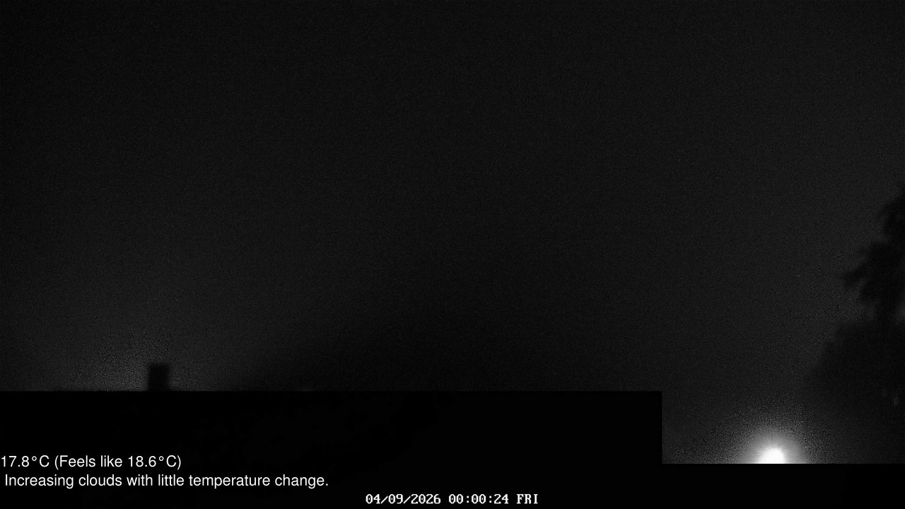 time-lapse frame, Wembury, Devon. Knighton Hill Cam webcam