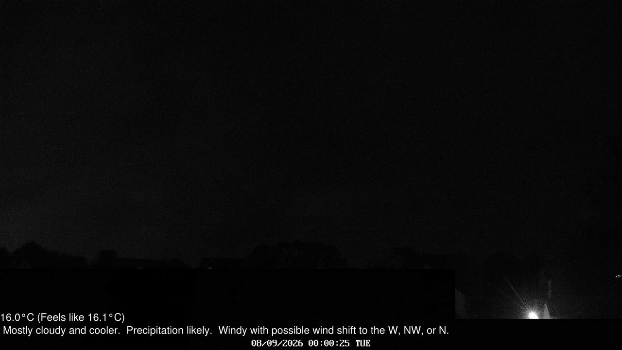 time-lapse frame, Wembury, Devon. Knighton Hill Cam webcam
