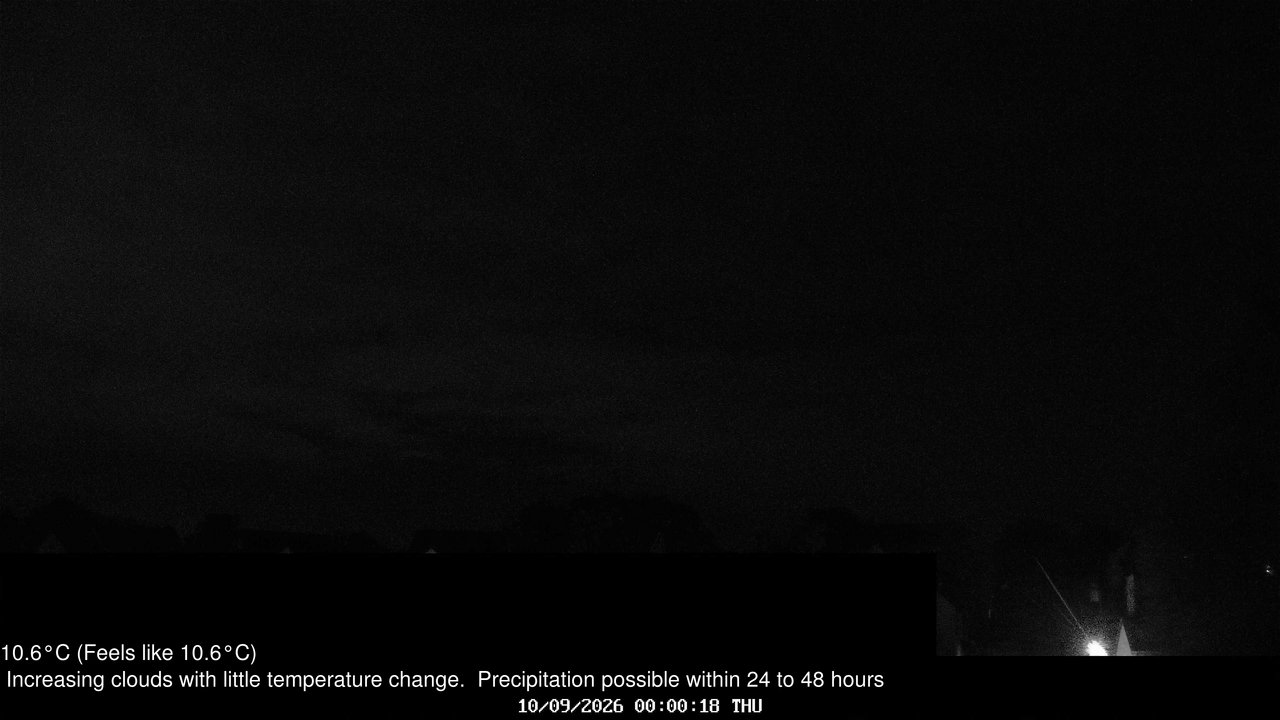 time-lapse frame, Wembury, Devon. Knighton Hill Cam webcam