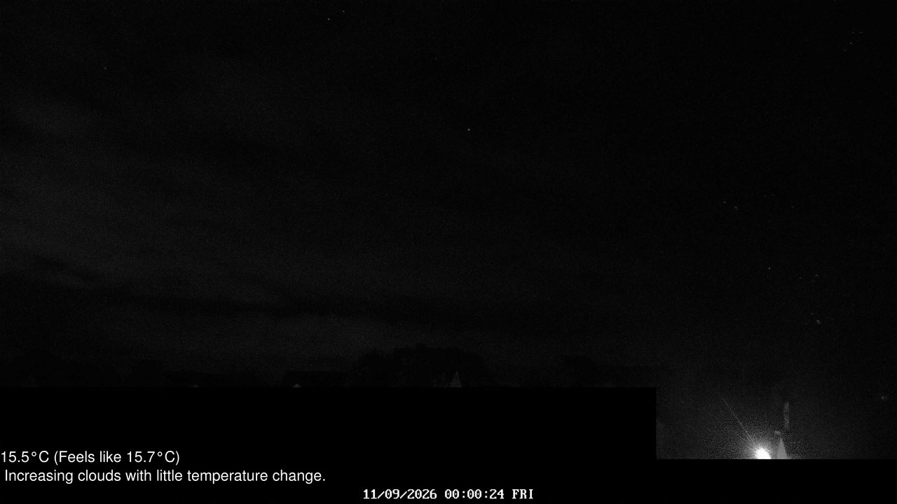 time-lapse frame, Wembury, Devon. Knighton Hill Cam webcam