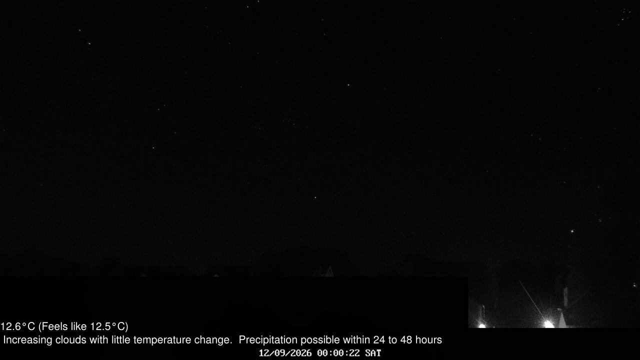 time-lapse frame, Wembury, Devon. Knighton Hill Cam webcam