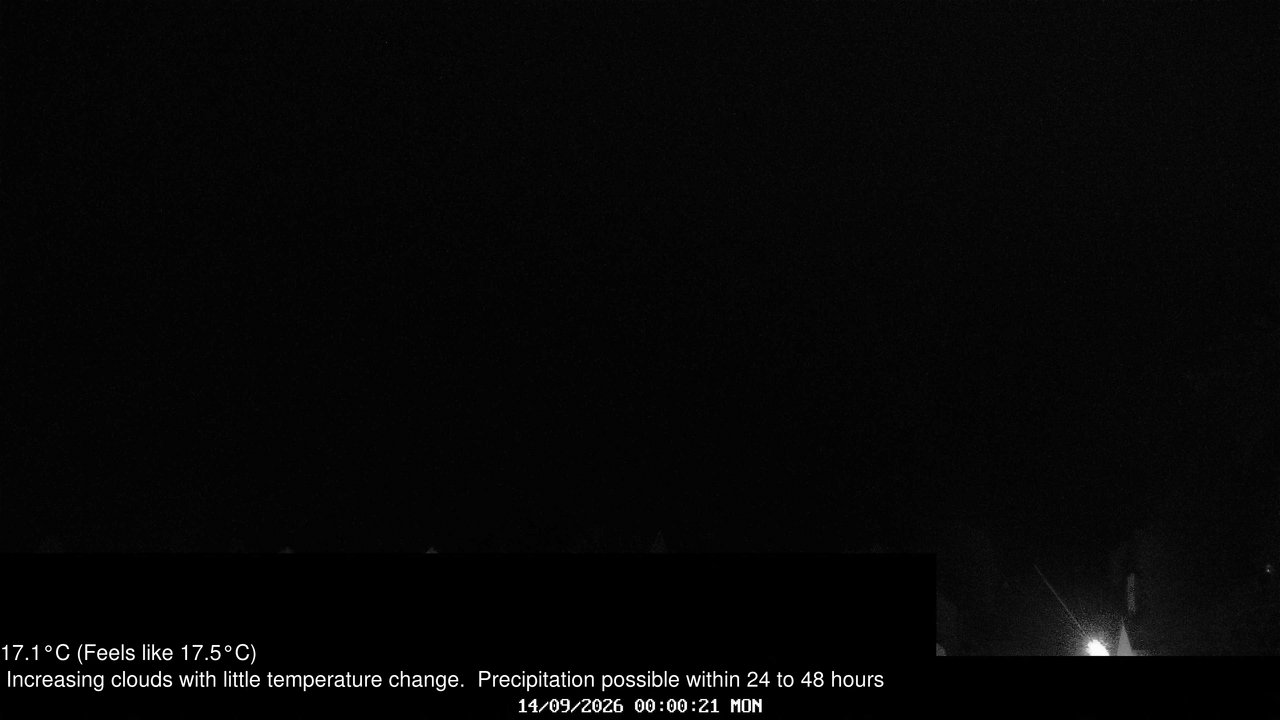 time-lapse frame, Wembury, Devon. Knighton Hill Cam webcam