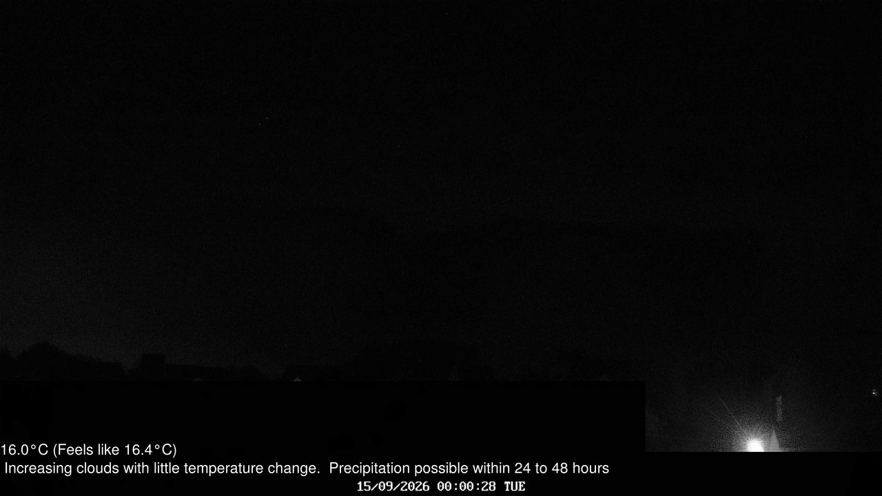 time-lapse frame, Wembury, Devon. Knighton Hill Cam webcam