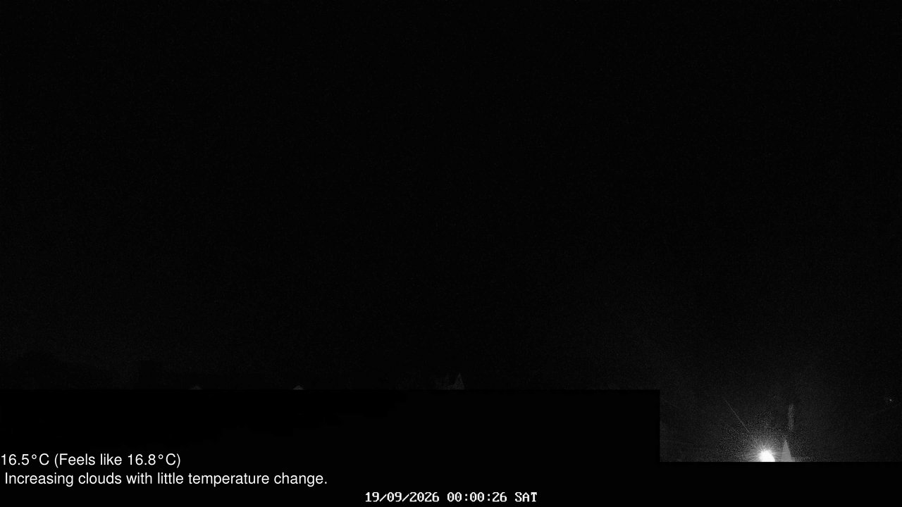 time-lapse frame, Wembury, Devon. Knighton Hill Cam webcam
