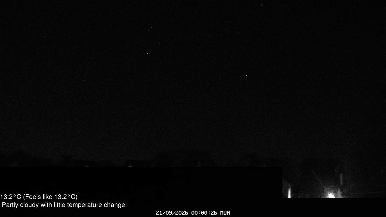 time-lapse frame, Wembury, Devon. Knighton Hill Cam webcam