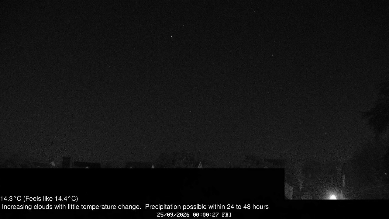 time-lapse frame, Wembury, Devon. Knighton Hill Cam webcam