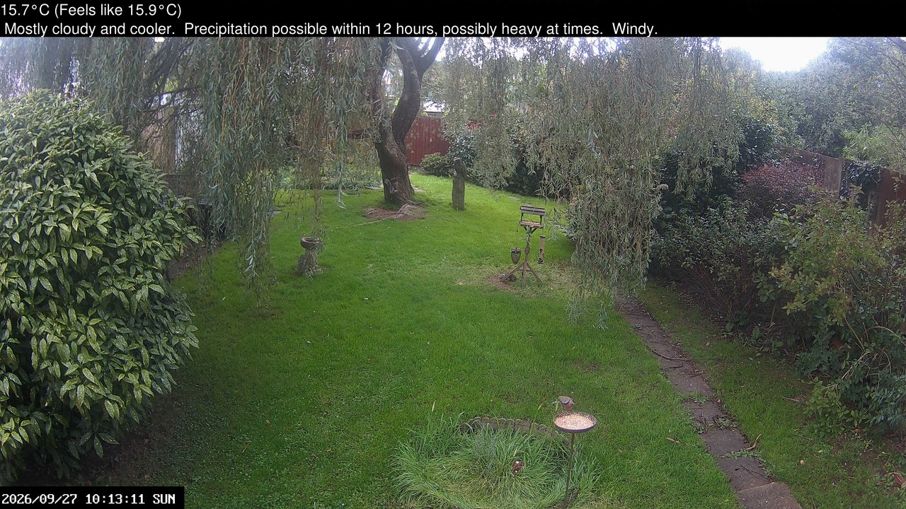 view from Wembury, Devon. Garden Cam on 2026-09-27