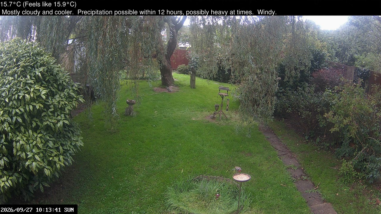view from Wembury, Devon. Garden Cam on 2026-09-27