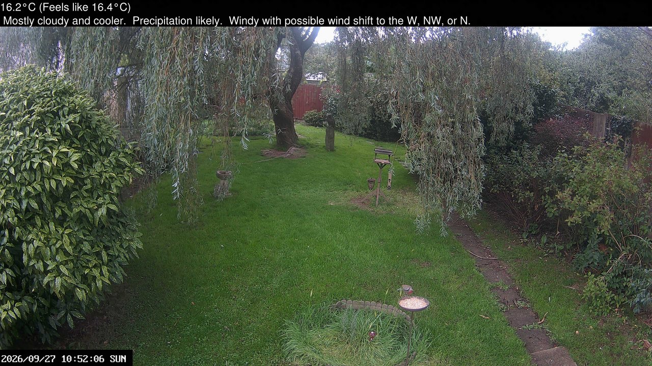 view from Wembury, Devon. Garden Cam on 2026-09-27